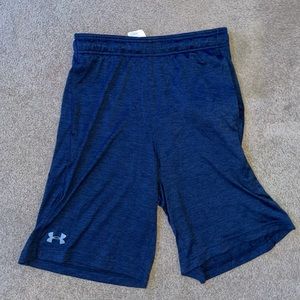 Navy Blue Under Armour Athletic Shorts